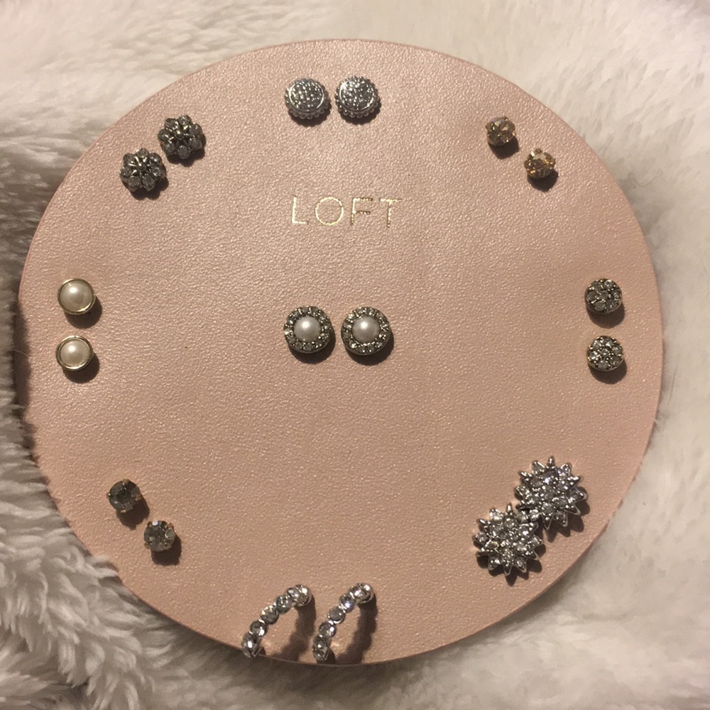 LOFT Stud Earring Set of 9